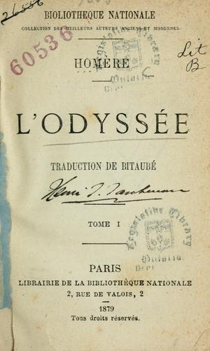 Όμηρος: L' odyssée (French language, 1879, Librairie de la Bibliothèque Nationale)